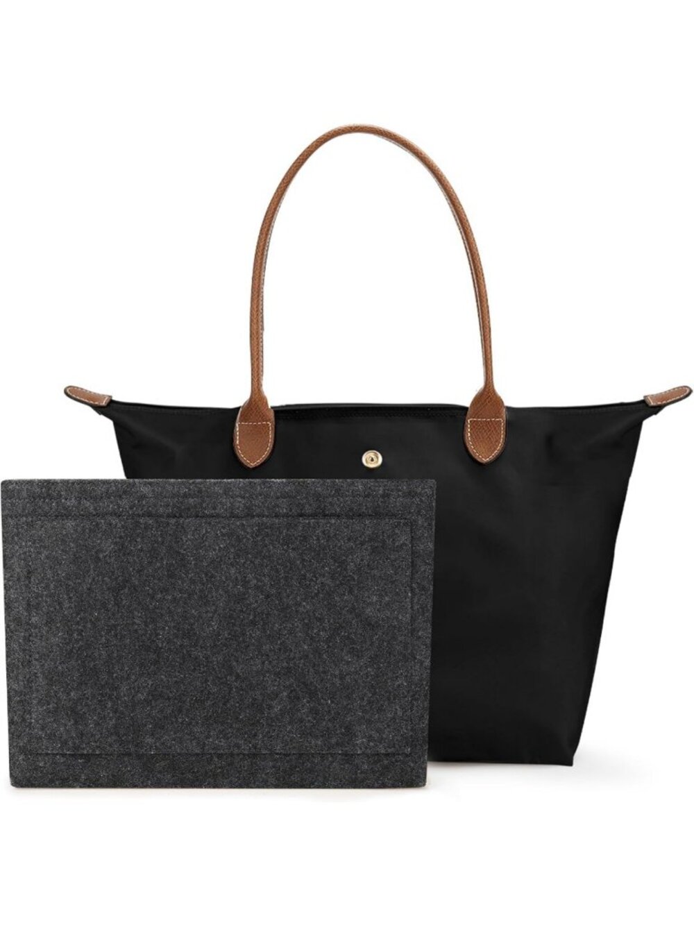 Stylish Tote Bag for Women with Purse Organizer Insert - Perfect for Everyday